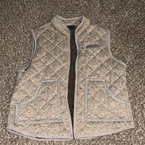 Simply Southern Gray Quilted Vest